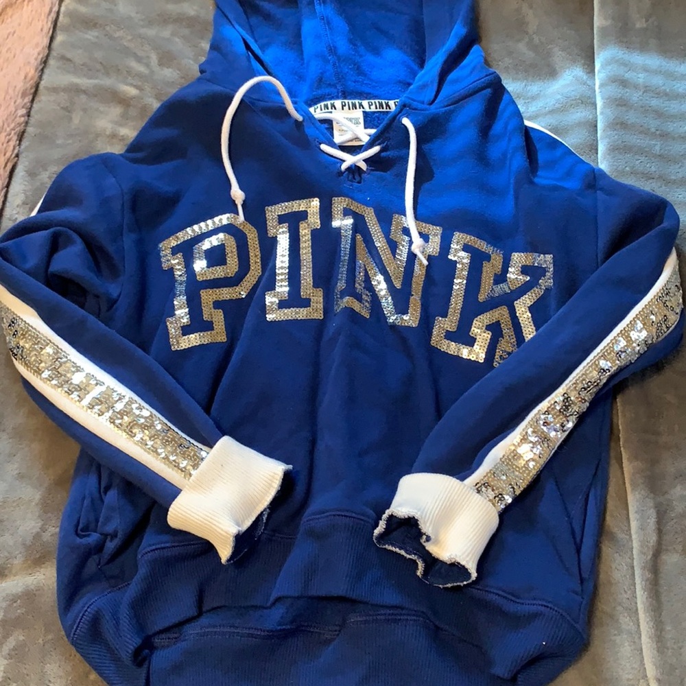 PINK Victoria’s Secret sweatshirt.